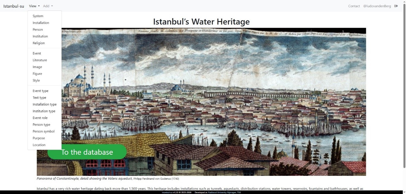 Navigation help image 02: dropdown menu