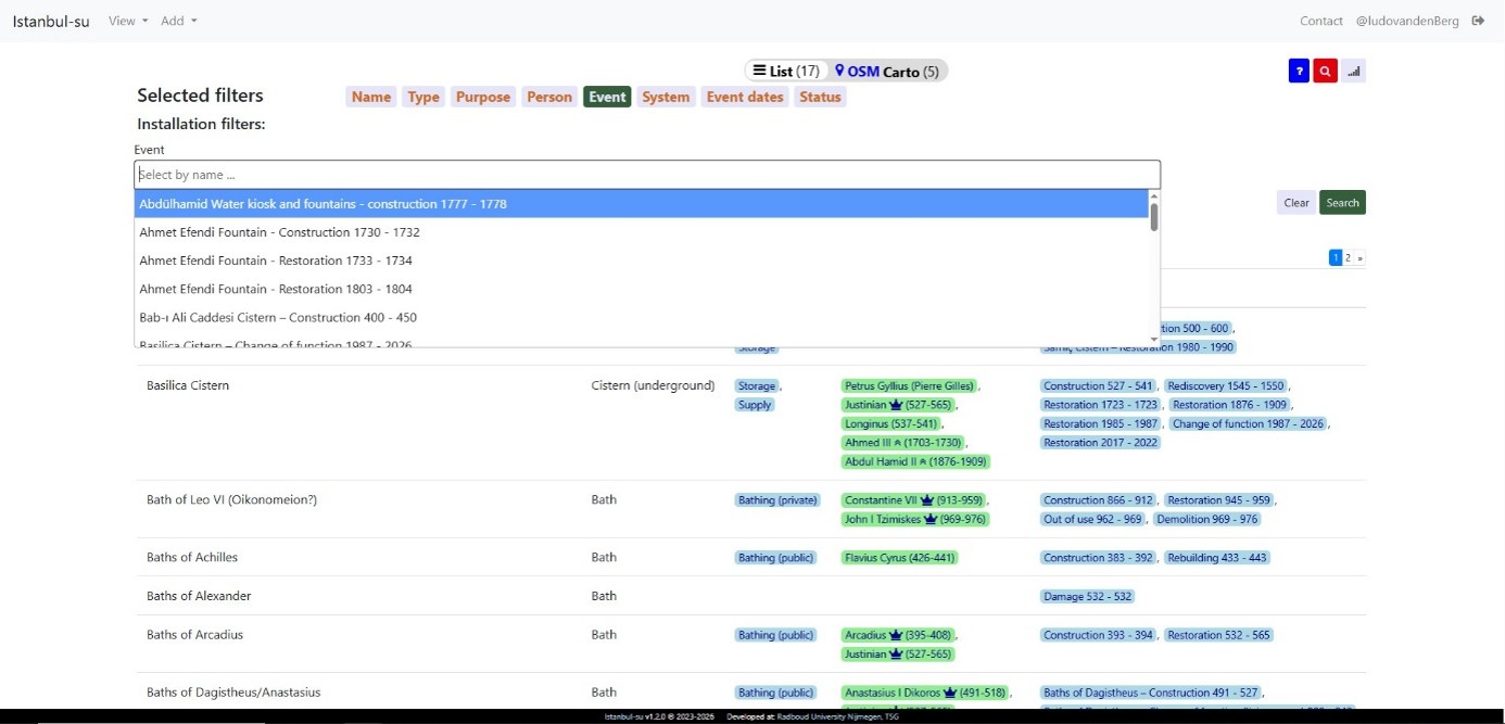 Navigation help image 13: eventfilter